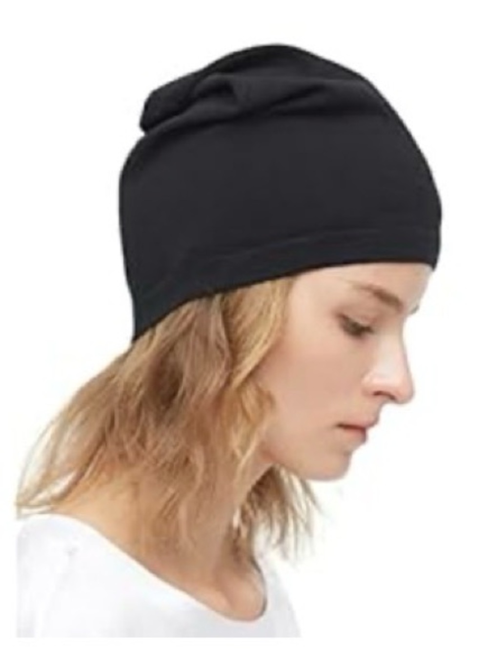 Lilysilk 100% silk knit beanie EUC